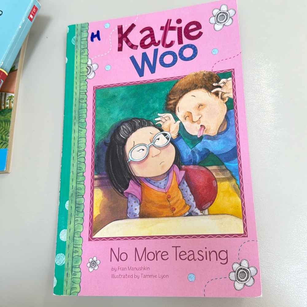 ⛱️2/$5⛱️Katie Woo, No More Teasing paperback book , minimal wear etc